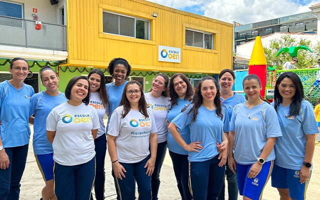 Foto do Corpo Docente da Escola OEN